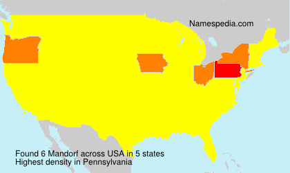 Surname Mandorf in USA Surname Mandorf in USA