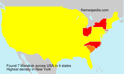 Surname Mandrak in USA Surname Mandrak in USA