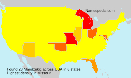 Surname Mandzukic in USA Surname Mandzukic in USA