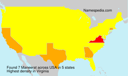 Surname Maneerat in USA Surname Maneerat in USA