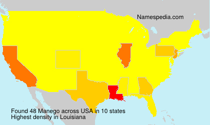 Surname Manego in USA Surname Manego in USA