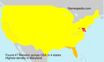 Surname Manekin in USA Surname Manekin in USA