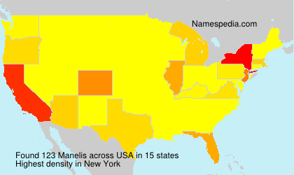Surname Manelis in USA Surname Manelis in USA