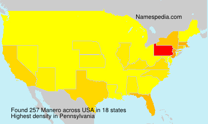 Surname Manero in USA Surname Manero in USA