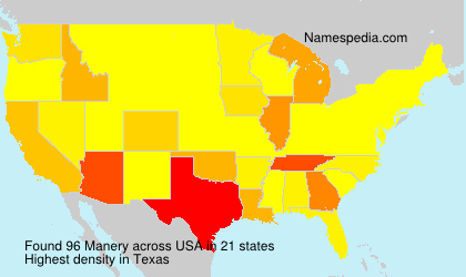 Surname Manery in USA Surname Manery in USA