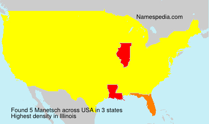 Surname Manetsch in USA Surname Manetsch in USA