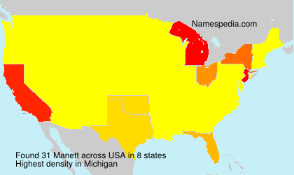 Surname Manett in USA Surname Manett in USA