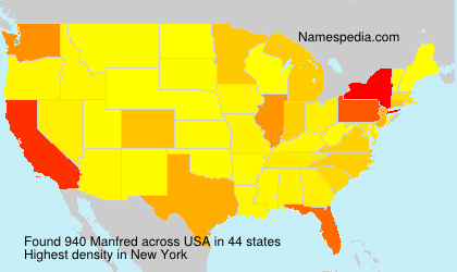Surname Manfred in USA Surname Manfred in USA