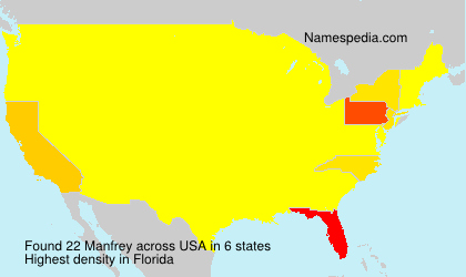 Surname Manfrey in USA Surname Manfrey in USA