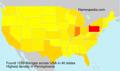 Surname Manges in USA Surname Manges in USA