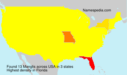 Surname Manglis in USA Surname Manglis in USA