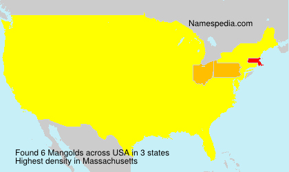 Surname Mangolds in USA Surname Mangolds in USA
