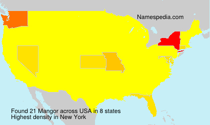 Surname Mangor in USA Surname Mangor in USA