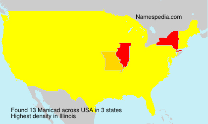 Surname Manicad in USA Surname Manicad in USA