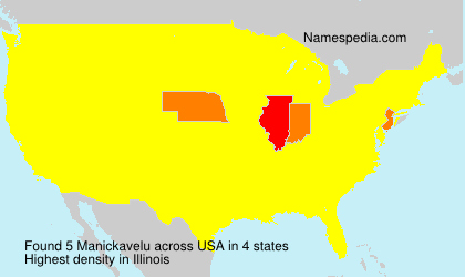 Surname Manickavelu in USA Surname Manickavelu in USA