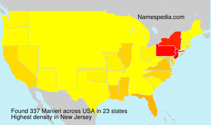 Surname Manieri in USA Surname Manieri in USA