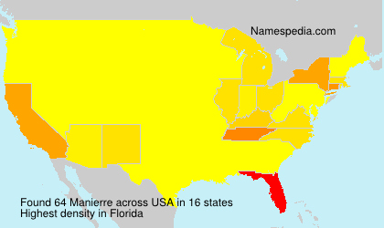 Surname Manierre in USA Surname Manierre in USA