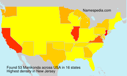 Surname Manikonda in USA Surname Manikonda in USA