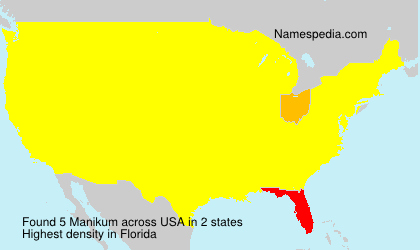 Surname Manikum in USA Surname Manikum in USA