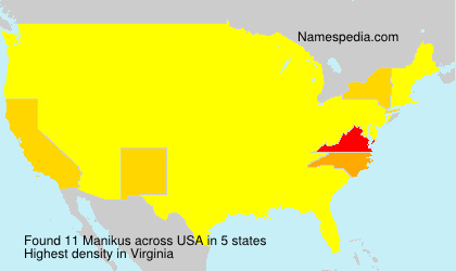 Surname Manikus in USA Surname Manikus in USA
