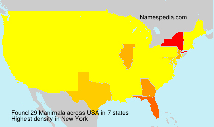 Surname Manimala in USA Surname Manimala in USA