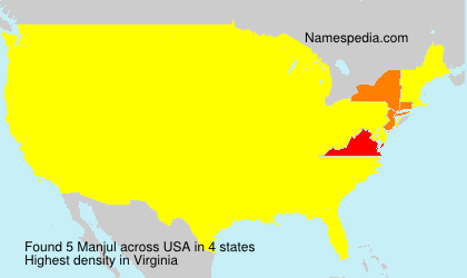 Surname Manjul in USA Surname Manjul in USA