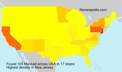 Surname Mankad in USA Surname Mankad in USA