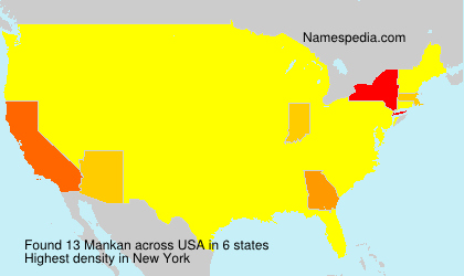 Surname Mankan in USA Surname Mankan in USA