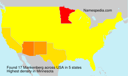 Surname Mankenberg in USA Surname Mankenberg in USA