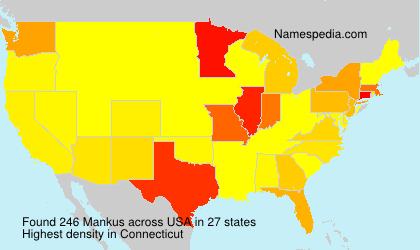 Surname Mankus in USA Surname Mankus in USA