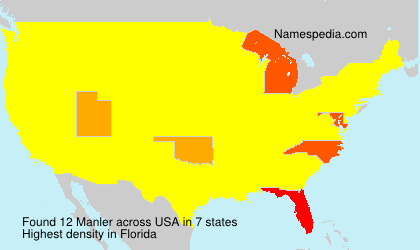 Surname Manler in USA Surname Manler in USA