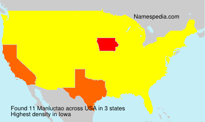 Surname Manluctao in USA Surname Manluctao in USA
