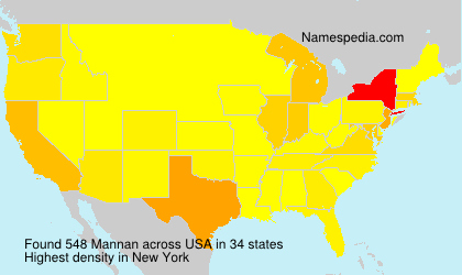 Surname Mannan in USA Surname Mannan in USA