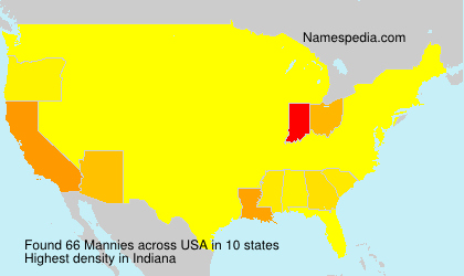 Surname Mannies in USA Surname Mannies in USA
