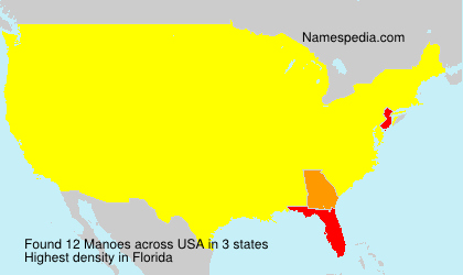 Surname Manoes in USA Surname Manoes in USA