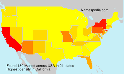 Surname Manoff in USA Surname Manoff in USA
