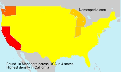 Surname Manohara in USA Surname Manohara in USA