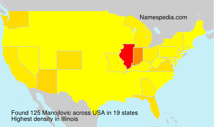 Surname Manojlovic in USA Surname Manojlovic in USA