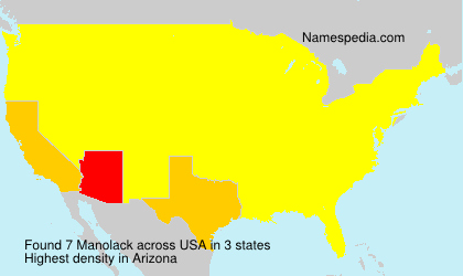 Surname Manolack in USA Surname Manolack in USA