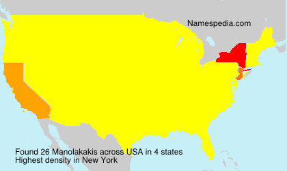Surname Manolakakis in USA Surname Manolakakis in USA