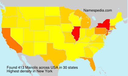 Surname Manolis in USA Surname Manolis in USA