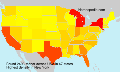 Surname Manor in USA Surname Manor in USA