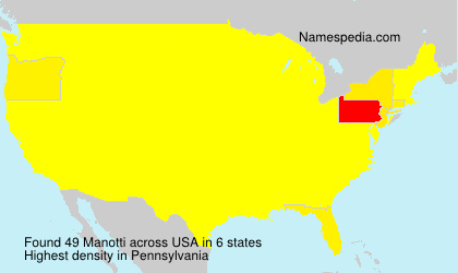 Surname Manotti in USA Surname Manotti in USA
