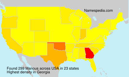 Surname Manous in USA Surname Manous in USA