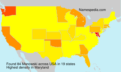 Surname Manowski in USA Surname Manowski in USA