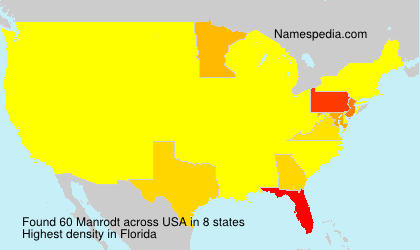 Surname Manrodt in USA Surname Manrodt in USA