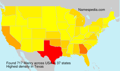 Surname Manry in USA Surname Manry in USA