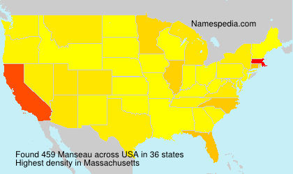 Surname Manseau in USA Surname Manseau in USA