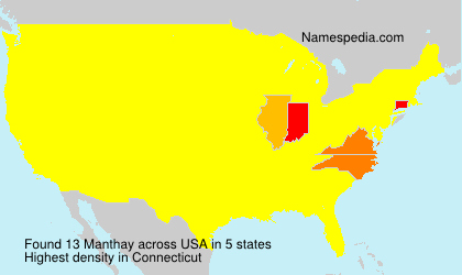 Surname Manthay in USA Surname Manthay in USA