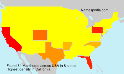 Surname Manthorpe in USA Surname Manthorpe in USA